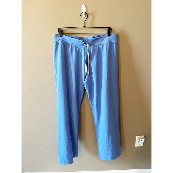 Figs Pants - FIGS Blue Straight Leg Scrub Pants